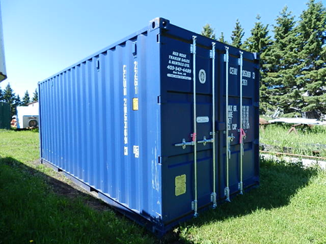 Shipping Container Red Deer